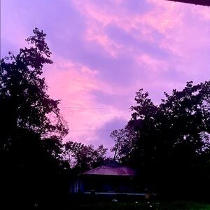 Purple and Pink Sky Art Print